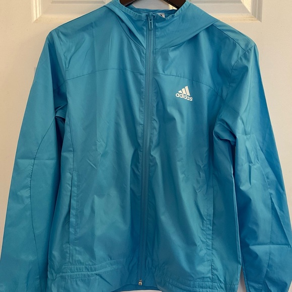 Adidas Windbreaker - NWT - Size XS - Jacket - Blue - Picture 3 of 14